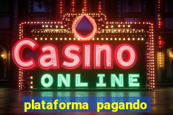 plataforma pagando bonus no cadastro